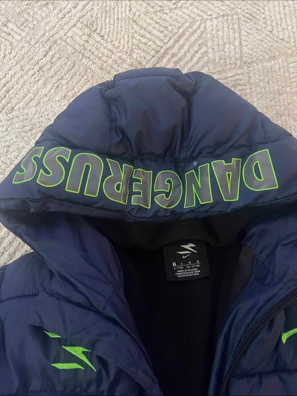 Youth Boy’s Nike Russell Wilson Puffer Jacket